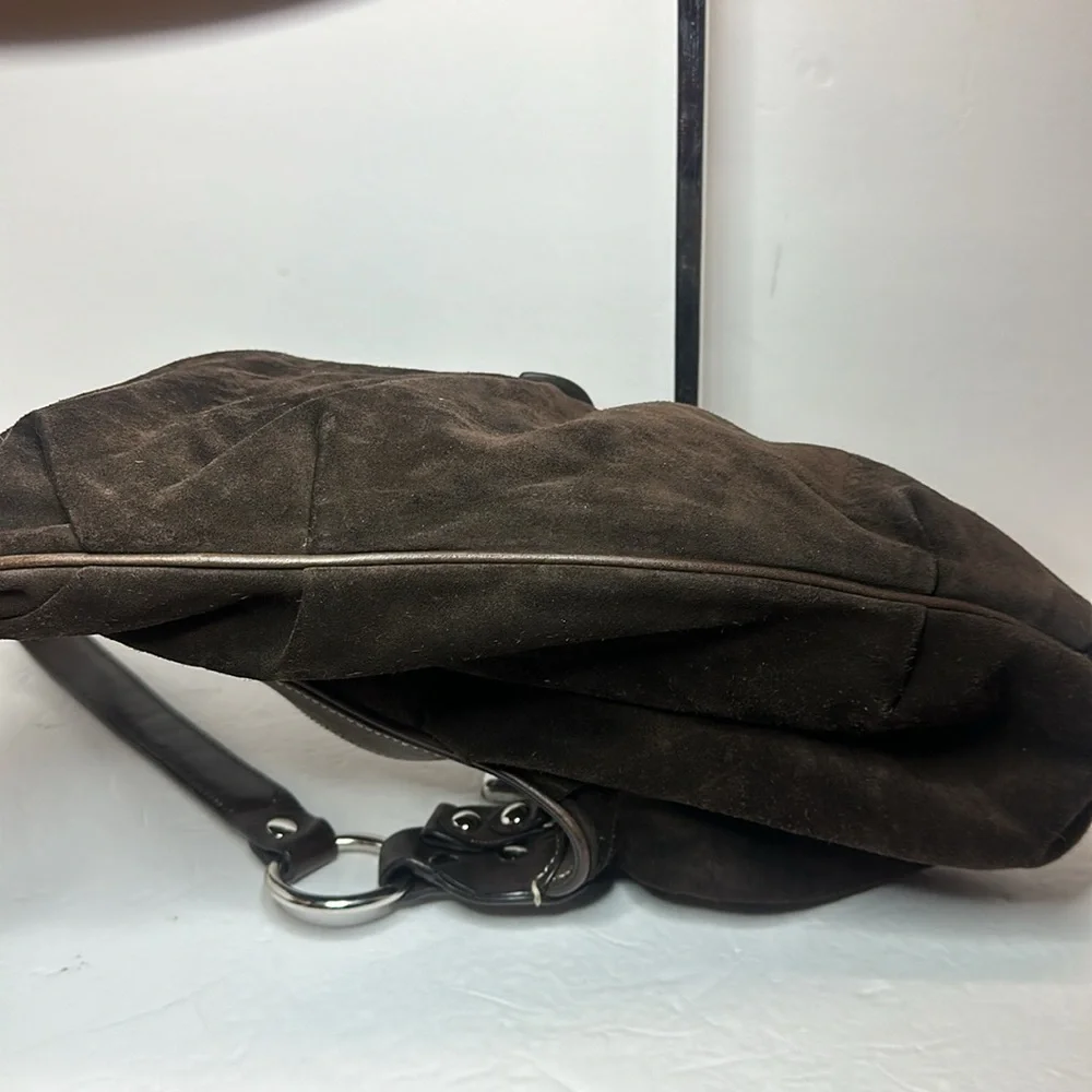 Y2K Juicy Couture Brown leather and suede shoulder bag 🤩 - Picture 11 of 14